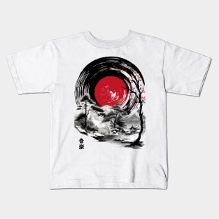 Sound of Japan sumi e Kids T-Shirt